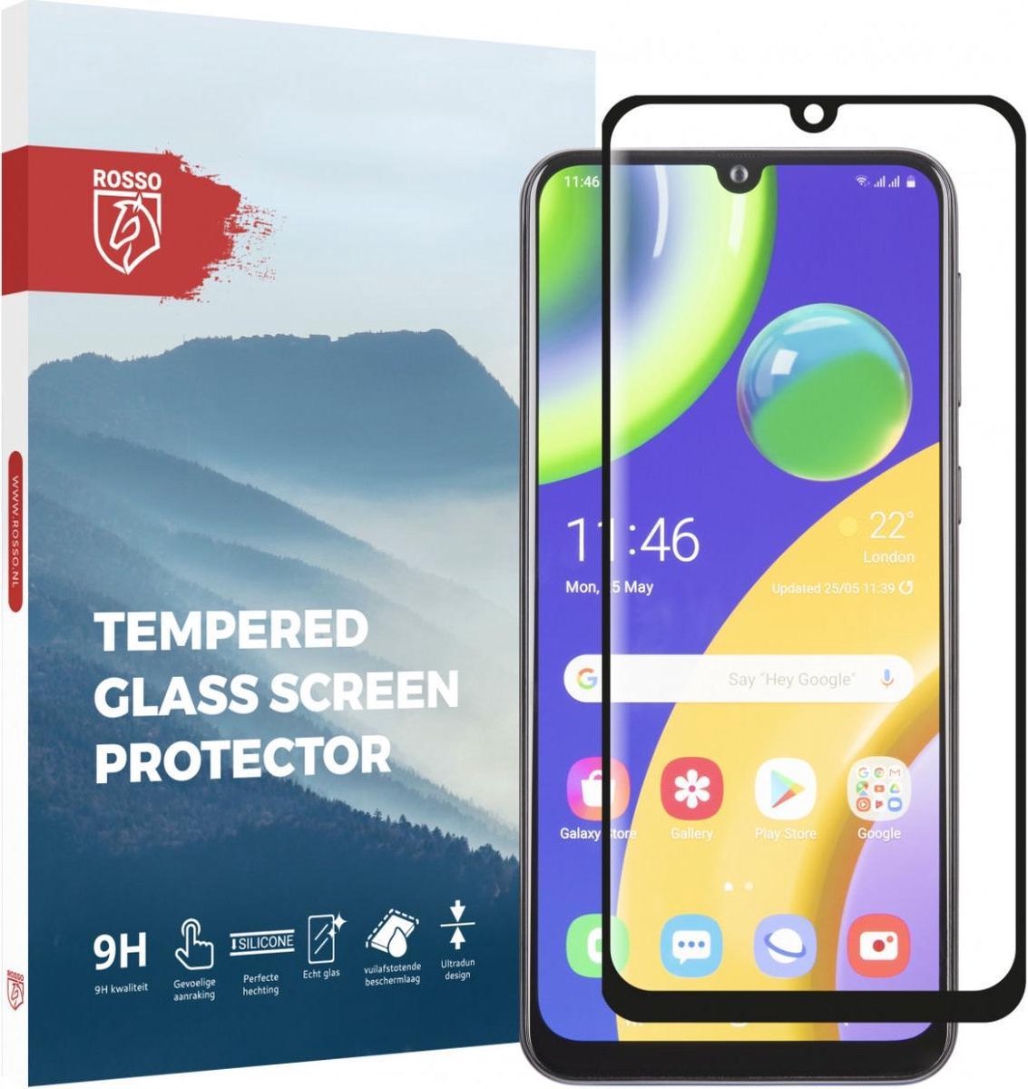 Rosso 9H Tempered Glass Screenprotector Geschikt voor Samsung Galaxy A50 / M31 / M21