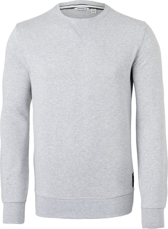 Björn Borg crew neck sweater sweatshirt (dik) - lichtgrijs melange -  Maat XL