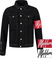 Malelions Captain Denim Jacket - Black - S