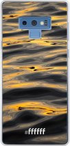 Samsung Galaxy Note 9 Hoesje Transparant TPU Case - Water Waves #ffffff