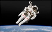 Bruce McCandless first spacewalk (ruimtevaart) - Foto op Forex - 60 x 40 cm