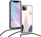Case voor Apple iPhone 11 Pro met halsketting Hoes voor mobiele telefoonhoes siliconen
