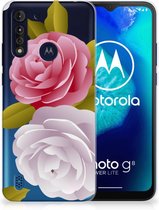 Silicone Back Case Motorola Moto G8 Power Lite GSM Hoesje Roses