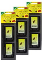 24 x kleverige kakkerlakkenvallen, ongedierte-val, insectenval, aasdoos