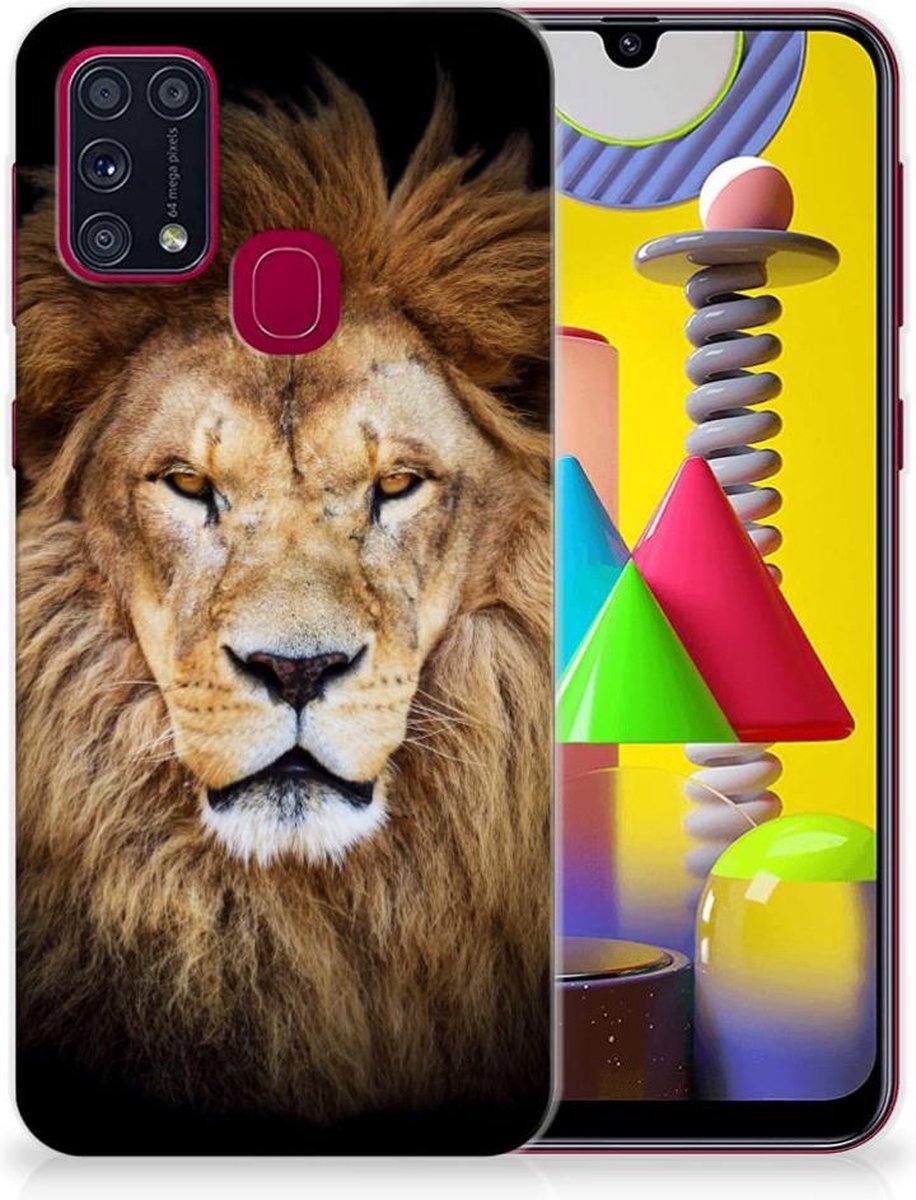 Samsung Galaxy M31 TPU Hoesje Leeuw