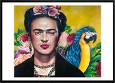 Poster - Frida Kahlo - 51 X 71 Cm - Multicolor