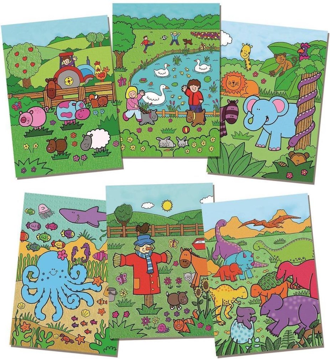 Galt Waterkleurboek Water Magic Animals - Kleurboek — afbeelding 17