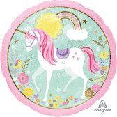 Folieballon winged unicorn SuperShape