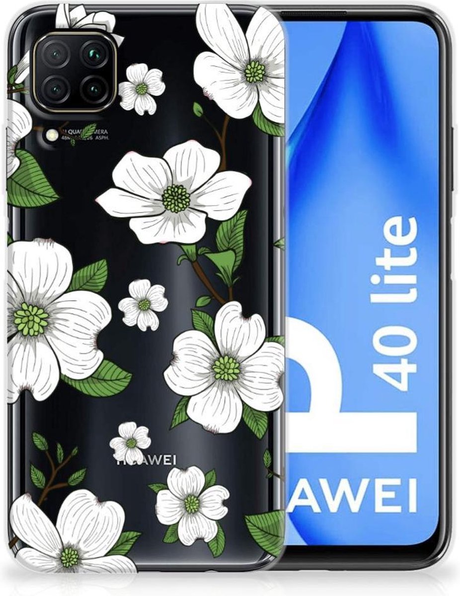 Huawei P40 Lite TPU Case Dogwood Flowers
