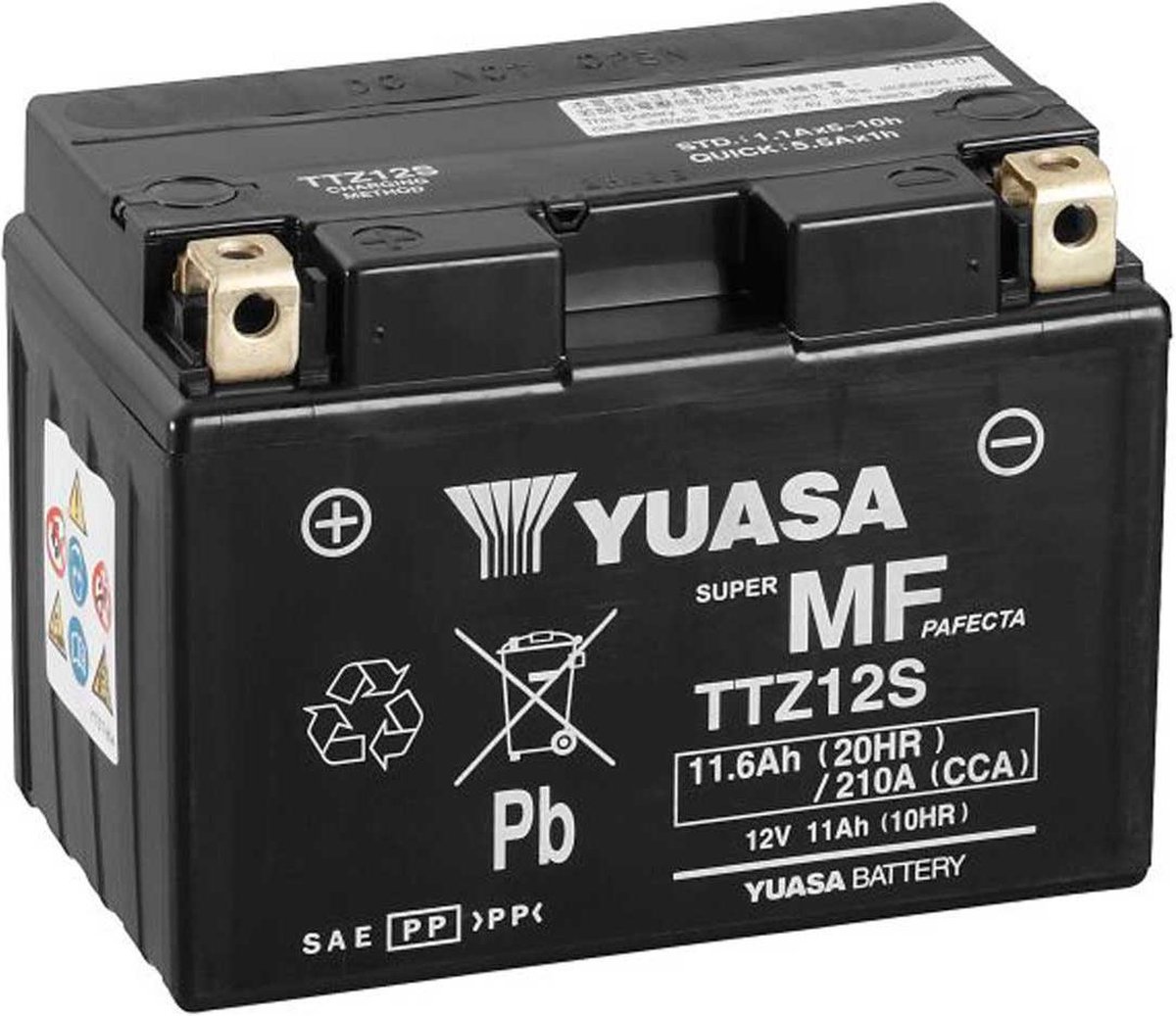 Yuasa Ttz12S Accu 12V 11.6Ah 150X87X110X110 | bol.com