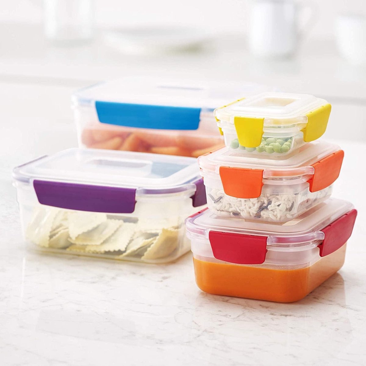 Joseph Joseph Nest Lock - Vershouddozen - Makkelijk te Stapelen - 5 stuks - Multikleur — cadeau in Cadeau-ideeën - foto 5