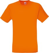 Fruit Of The Loom Heren Screen Stars Origineel Vol Cut T-shirt met korte mouwen (Oranje)
