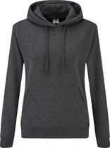 Fruit of the Loom - Lady-Fit Classic Hoodie - Donkergrijs - XXL