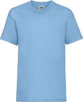 Fruit Of The Loom T-shirt unisexe à manches courtes pour Kinder / Enfants (2 pièces) ( Blauw ciel)