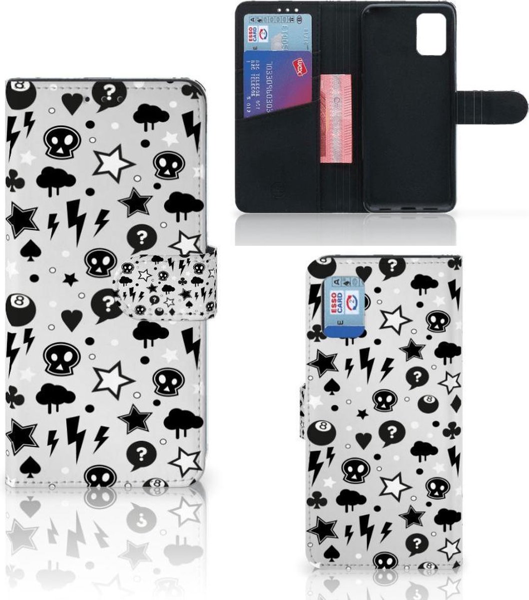Telefoonhoesje met Naam Samsung Galaxy A31 Silver Punk