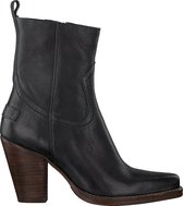 Shabbies 183020164 Enkellaarsjes - Enkelboots - Dames - Zwart - Maat 41