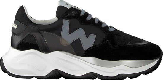 Womsh Snik Lage sneakers Leren Sneaker Heren Wit - Schoenen.nl