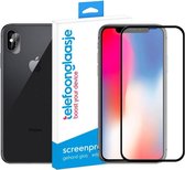 Geschikt voor: iPhone X screenprotector + Camera screenprotector - Gehard glas