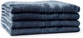 LINNICK Pure Handdoeken Set - Douchelaken - 100% Katoen - Ocean Blue - 70x140cm- Per 4 Stuks