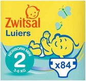 Zwitsal Luiers - Newborn Mini Maat 2 - 84 Luiers - Voordeelverpakking