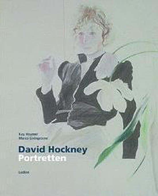 Cover van het boek 'David Hockney Portretten' van K. Heymer en Marco Livingstone