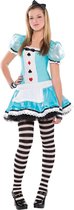 Amscan Kostuum Alice Meisjes Polyester Blauw 4-delig Mt 164/176