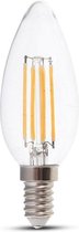 V-TAC LED (monochrome) EEC A+ (A++ - E) E14 Candle 4 W Warm white not dimmable 1 pc(s)