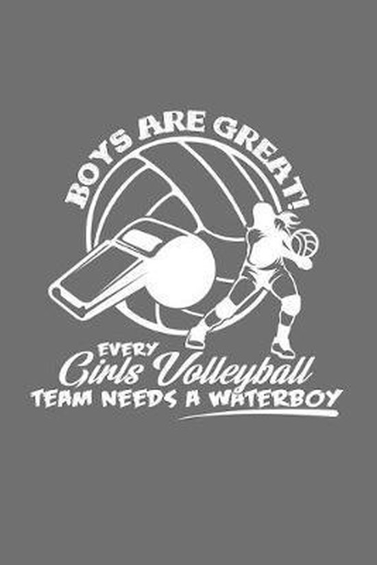 Girls waterboy volleyball, Volleyball Notebooks 9781693872006