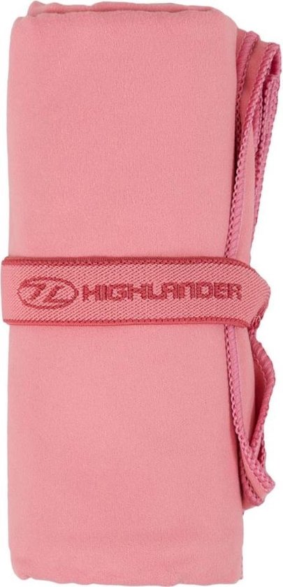 Serviette Highlander 75 X 130 Cm Microfibre Rose 2 pièces