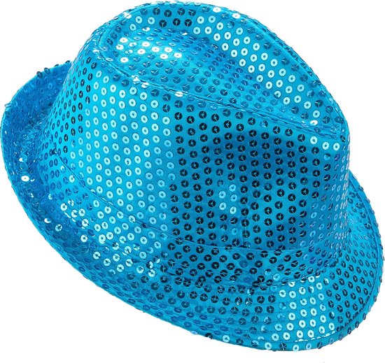 PARTY PLAY - Blauw borsalino hoed voor volwassenen - Hoeden > Overige |  bol.com