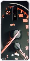 OnePlus 6 Hoesje Transparant TPU Case - No Speed Limit #ffffff