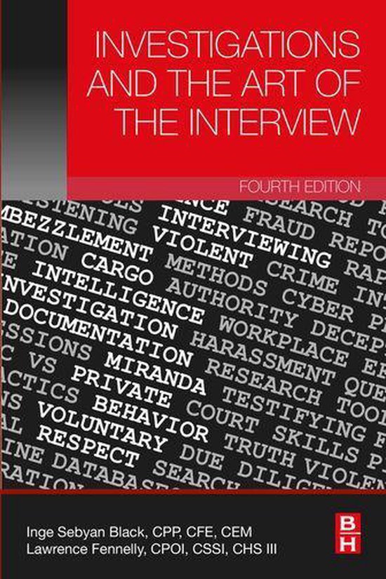 Investigations and the Art of the Interview - cover