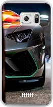 Samsung Galaxy S6 Edge Hoesje Transparant TPU Case - Lamborghini #ffffff