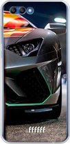 Honor 10 Hoesje Transparant TPU Case - Lamborghini #ffffff