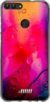 Huawei P Smart (2018) Hoesje Transparant TPU Case - Colour Bokeh #ffffff