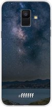 Samsung Galaxy A6 (2018) Hoesje Transparant TPU Case - Landscape Milky Way #ffffff
