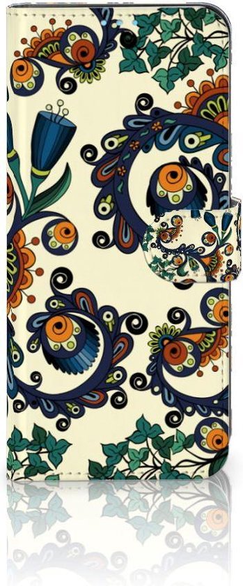 Coque avec pour OPPO A72 | OPPO A52 Portefeuille Baroque Fleur