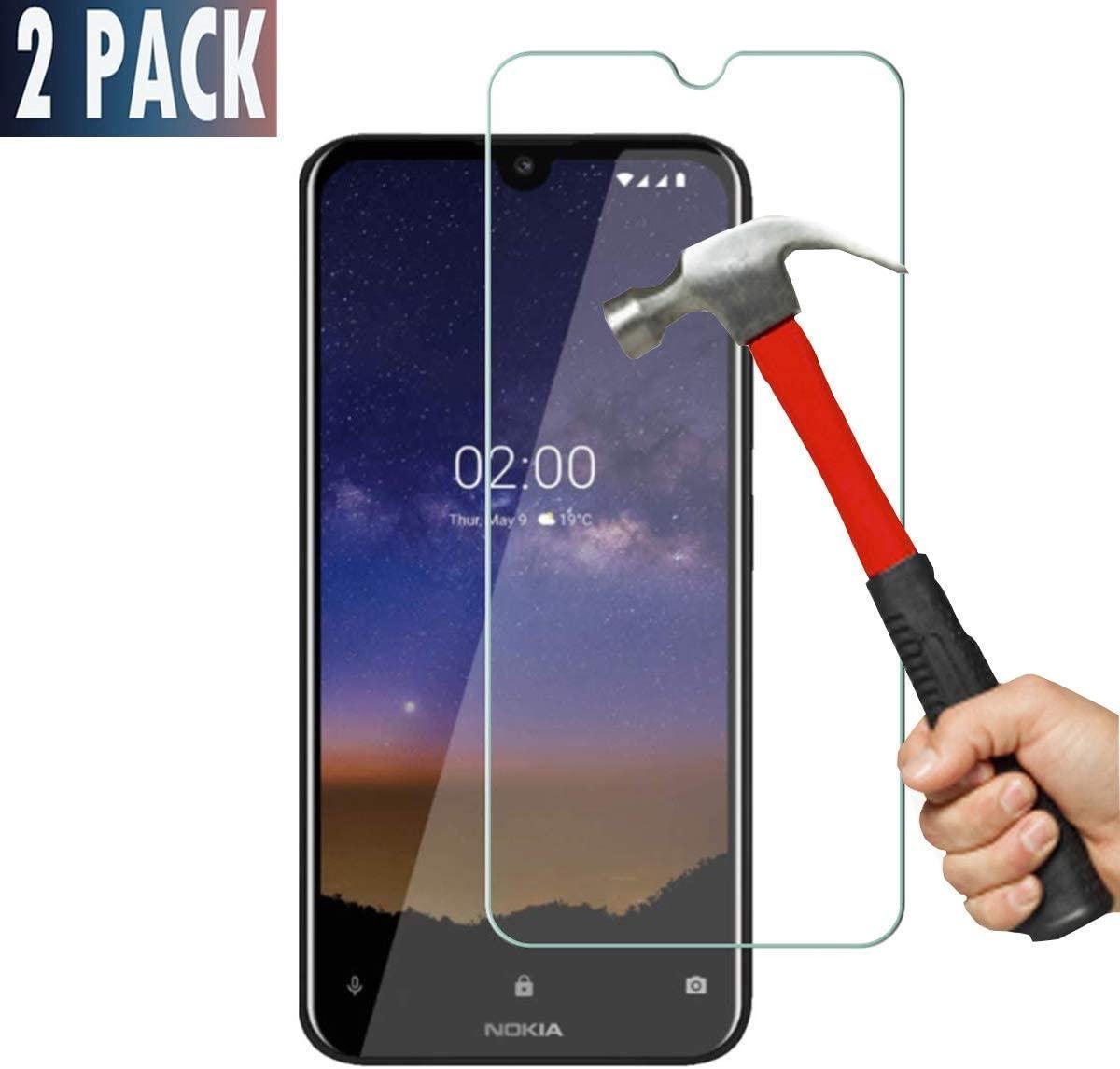 Nokia 2.2 Screenprotector Glas - Tempered Glass Screen Protector - 2x AR QUALITY