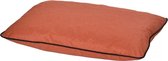 Duvo+ Poly kussen vierkant siesta marmelade Oranje M - 100x70x10cm