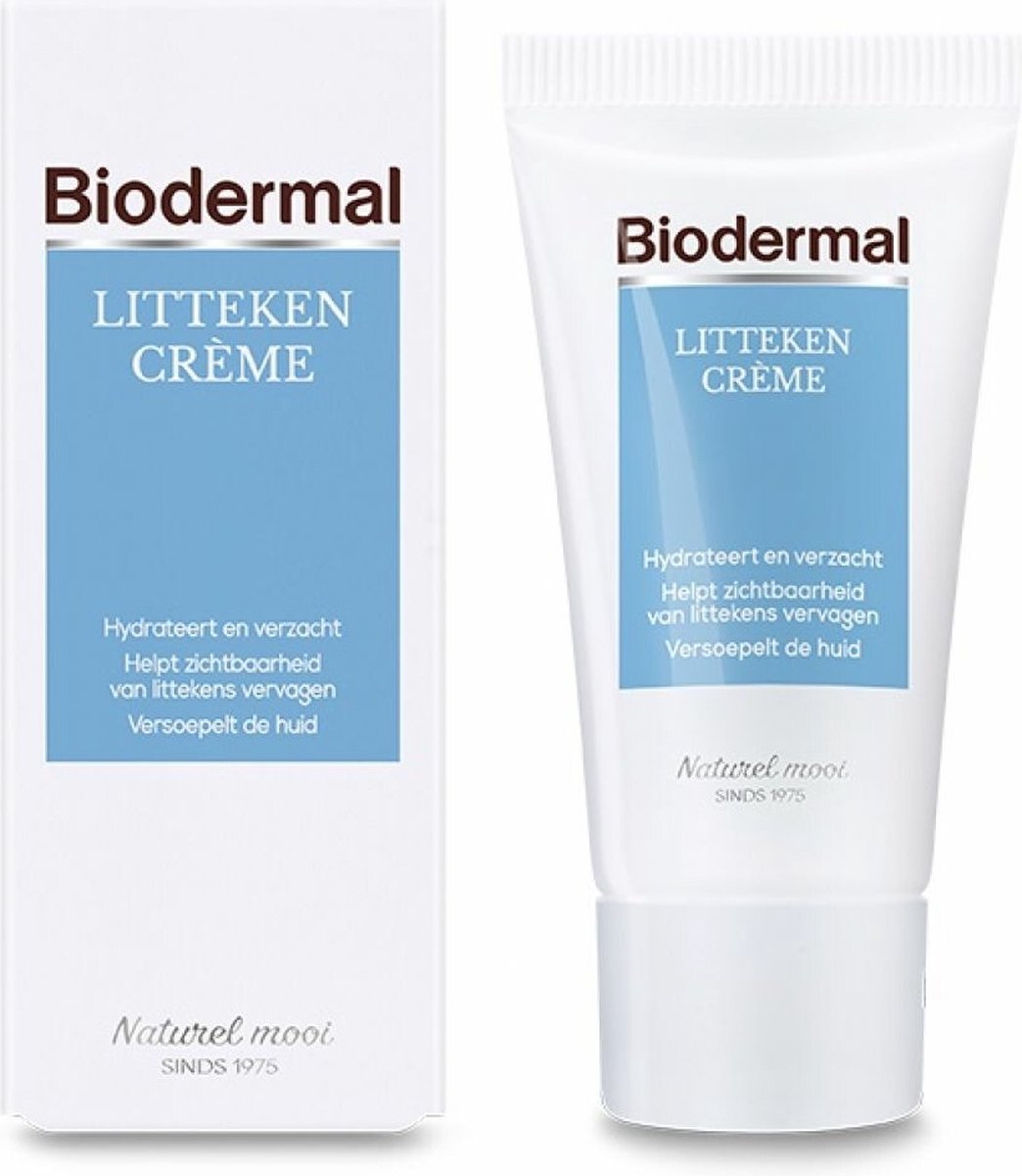 Biodermal Littekencrème - Vermindert zichtbaarheid van littekens - Littekencreme tube 25ml - Biodermal