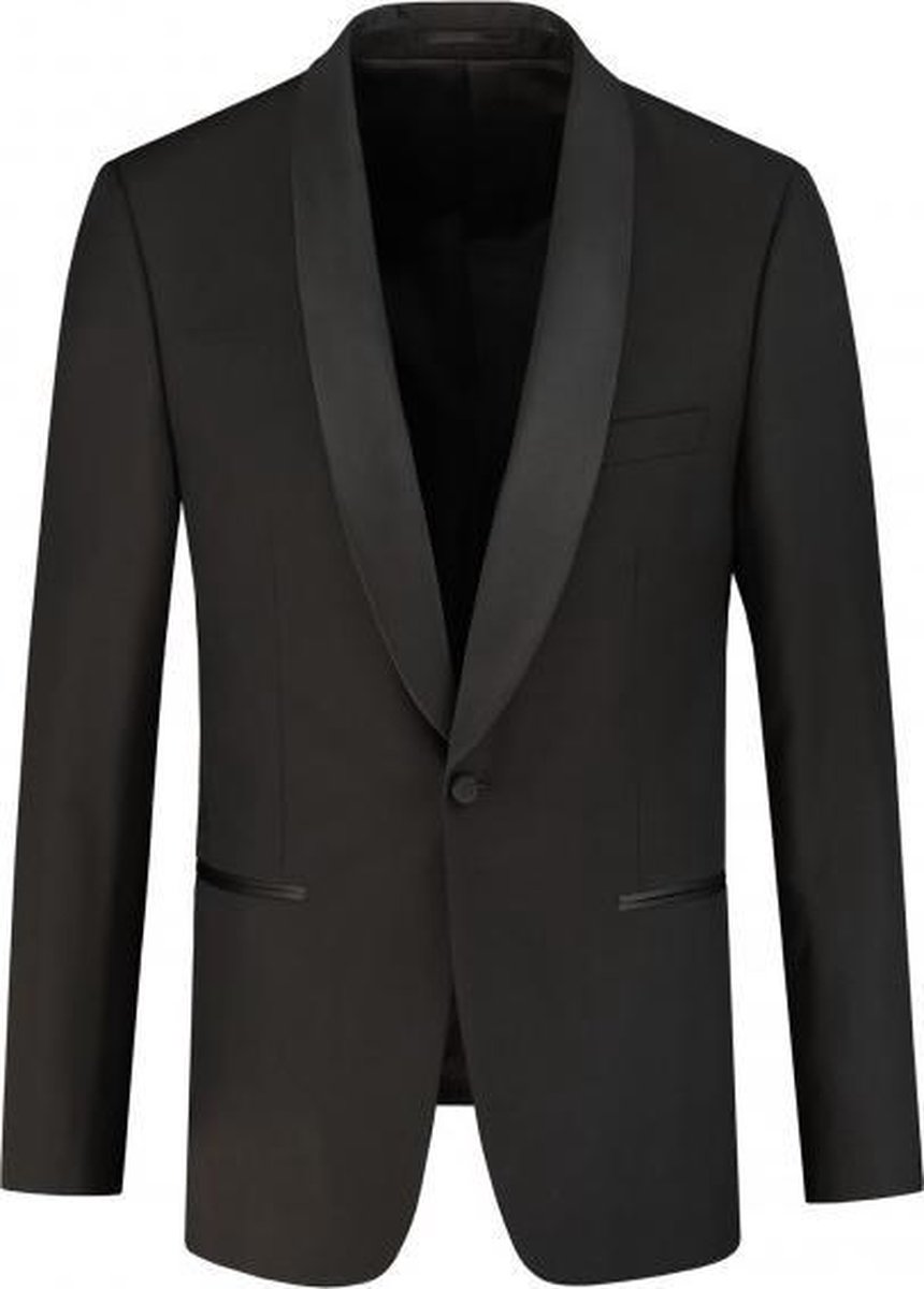 GENTS - Jas smoking shawl - Polyblend - Zwart - Maat 33/33