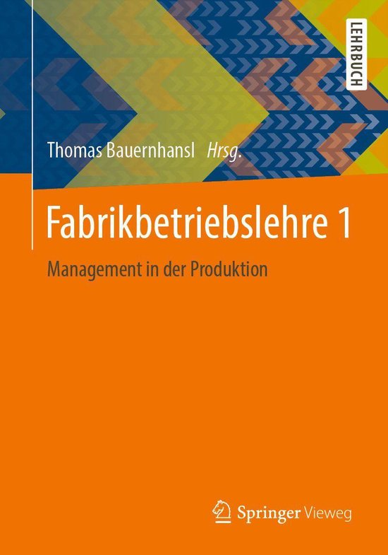 Fabrikbetriebslehre 1 - cover