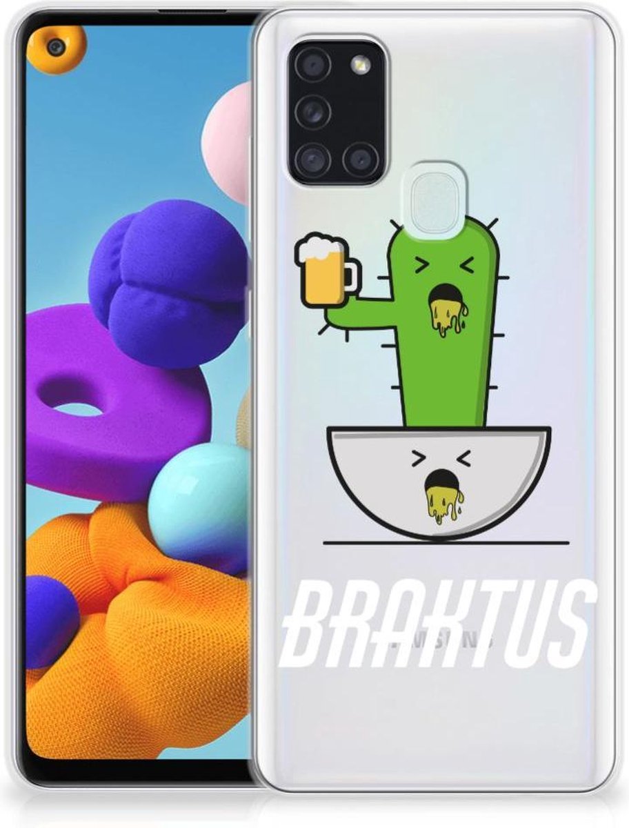 Samsung Galaxy A21s Telefoonhoesje met Naam Braktus