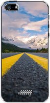 iPhone SE (2016) Hoesje Transparant TPU Case - Road Ahead #ffffff