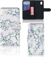 Telefoonhoesje Alcatel 1B (2020) Bookcase Blossom White