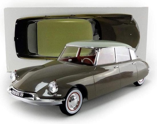 Norev - 1:12 - Citroën DS 19 1958 - Kleur: Groen & grijs