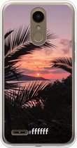 LG K10 (2018) Hoesje Transparant TPU Case - Pretty Sunset #ffffff