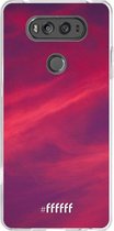 LG V20 Hoesje Transparant TPU Case - Red Skyline #ffffff