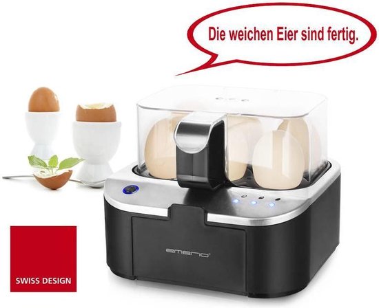 Emerio EB-123177.1 - Smart Eierkoker - RVS- Duitstalig
