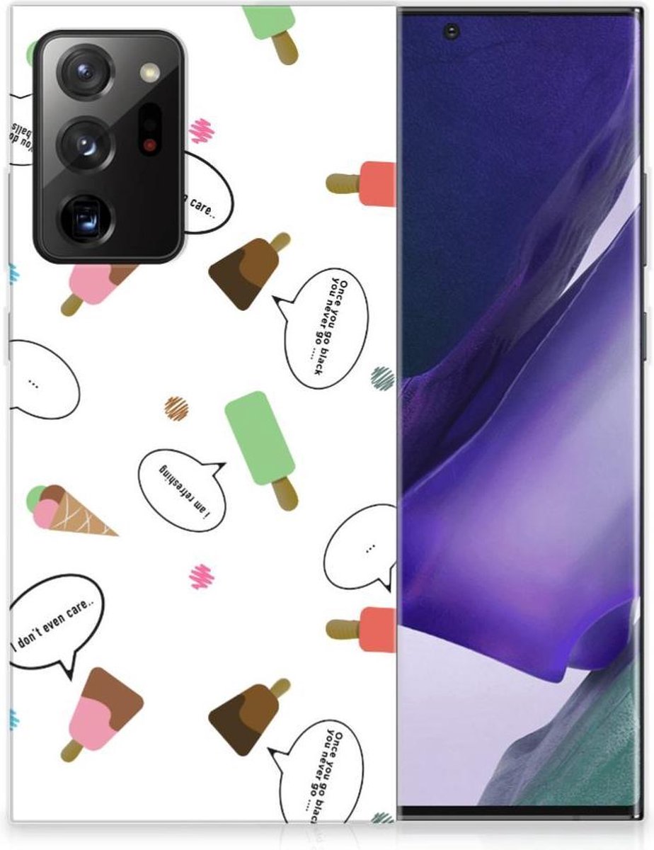Samsung Galaxy Note20 Ultra Siliconen Case IJsjes